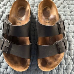 Black Birkenstock sandals